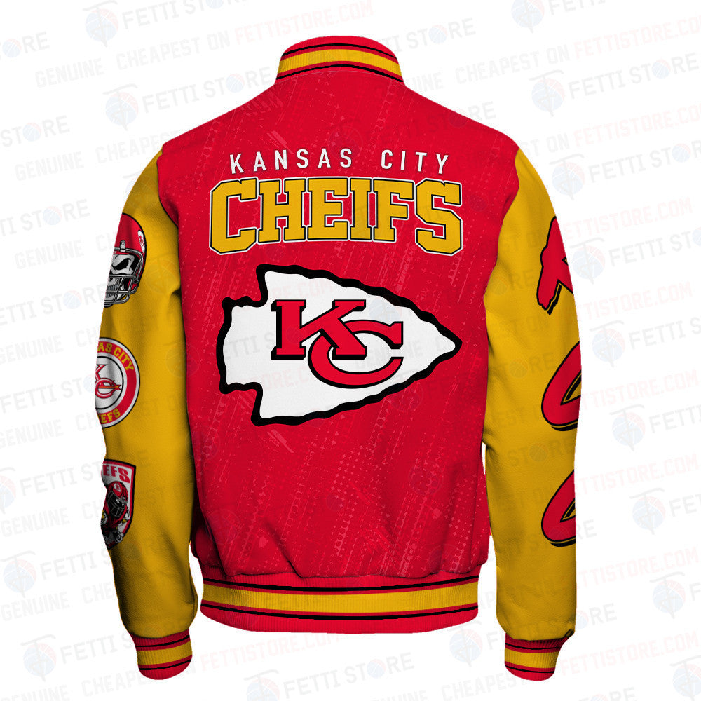 Kansas City Chiefs National Football League Unisex Varsity Jacket SFAT V5 - All-Over-Printed Jacket