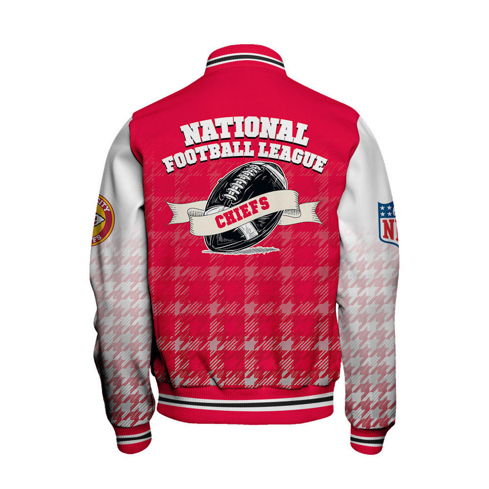 Kansas City Chiefs LVIII Home Coming Varsity Jacket - All-Over-Printed Jacket