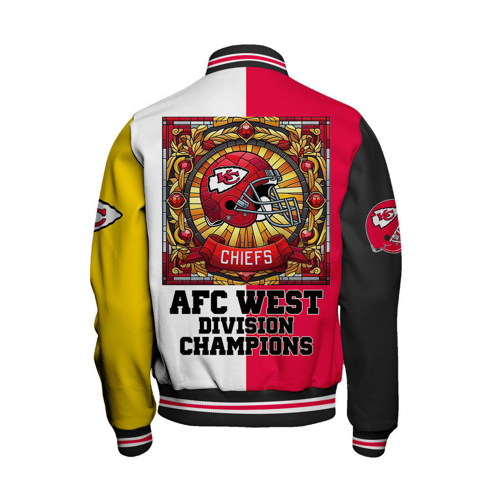 Kansas City Chiefs National Football League Varsity Jacket STM V7 - All-Over-Printed Jacket