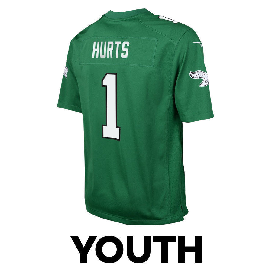 Jalen Hurts 1 Philadelphia Eagles Rising Star Game YOUTH Jersey - Green