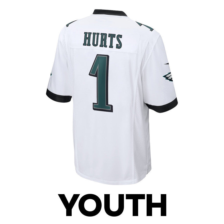 Jalen Hurts 1 Philadelphia Eagles Rising Star Game YOUTH Jersey - White