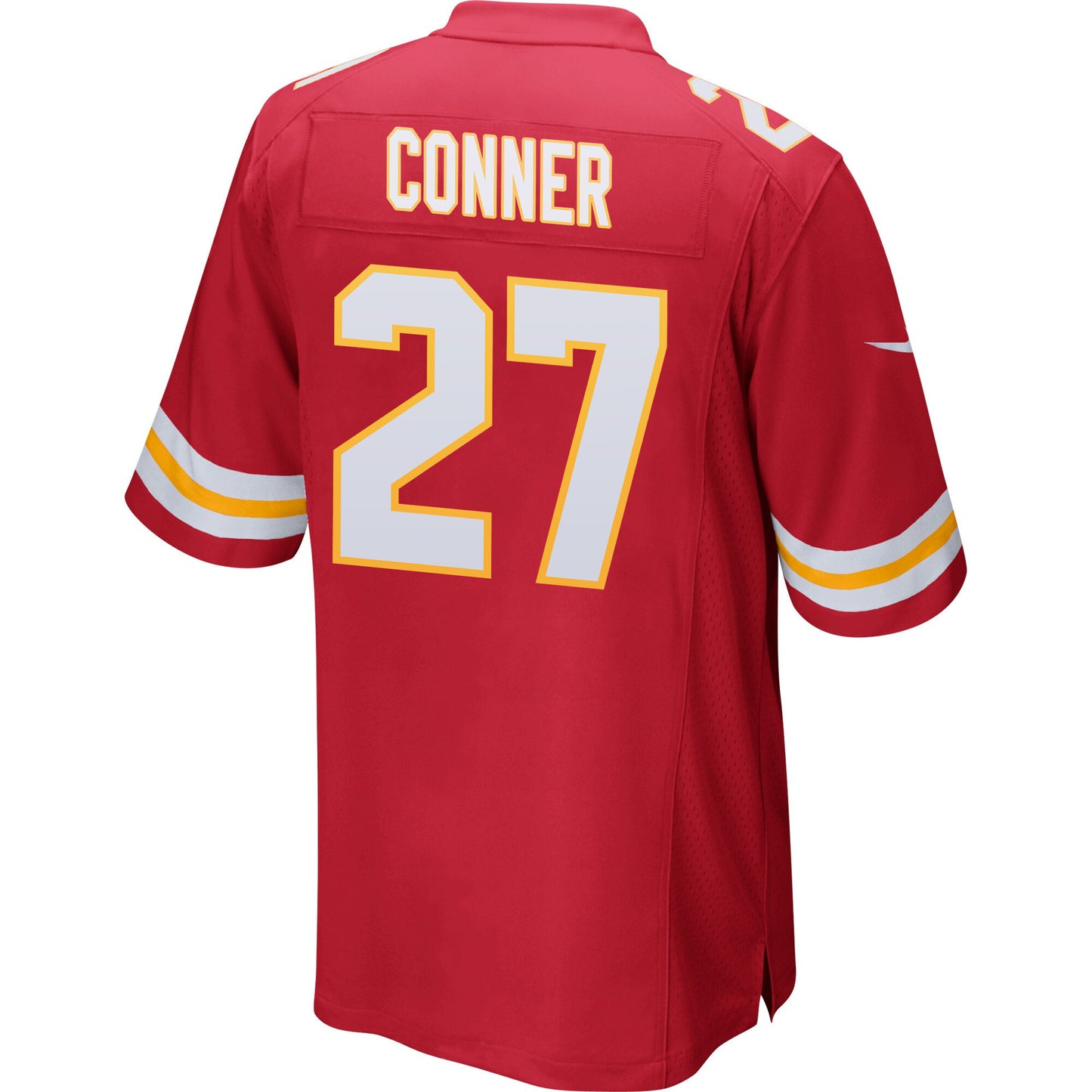 Chamarri Conner 27 Kansas City Chiefs AFC Champions Patch Game Men Jersey - Red