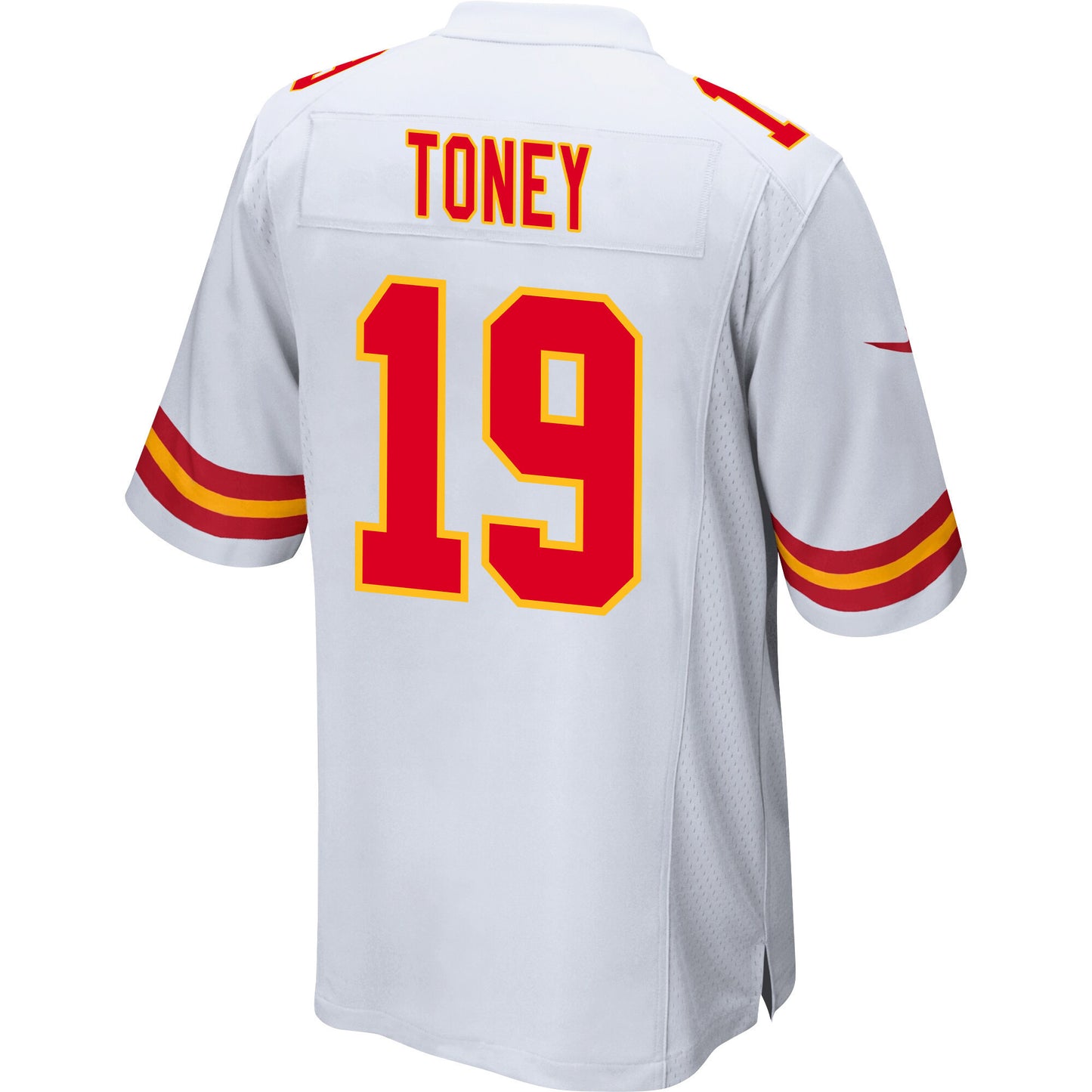 Kadarius Toney 19 Kansas City Chiefs AFC Champions Patch Game Men Jersey - White