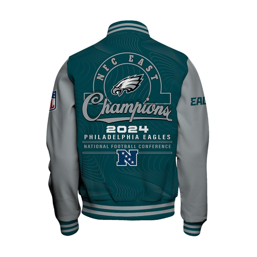 Philadelphia Eagles Football 2024- 25 Our Honor, Our Faith Unisex Varsity Jacket - All-Over-Printed Jacket