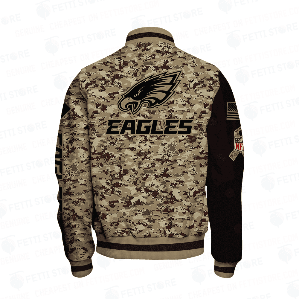 Philadelphia Eagles - National Football League AOP Varsity Jacket V1 - All-Over-Printed Jacket