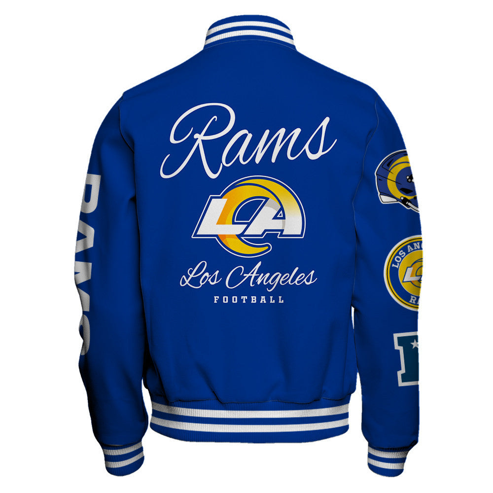 Los Angeles Rams NFL Team Legacy American Football Full-Snap Varsity Jacket