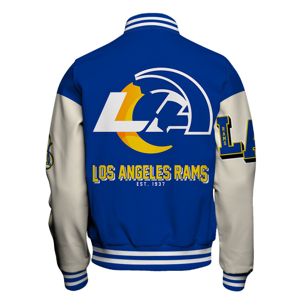 NFL Los Angeles Rams Iconic Letterman Heritage Meets Style Varsity Jacket