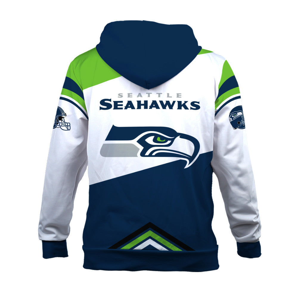NFL Seattle Seahawks Power Forward Full-Snap Limited Edition 3D Hoodie