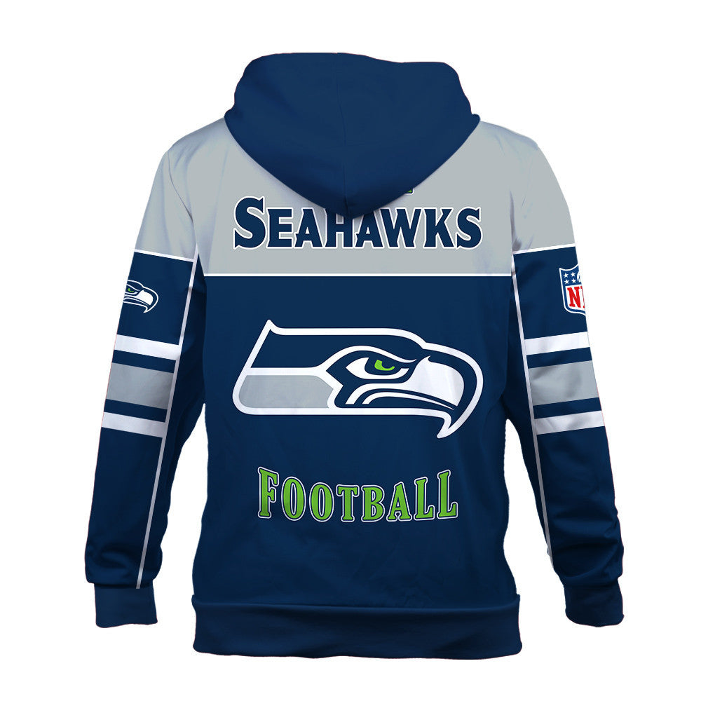 NFL Seattle Seahawks Built To Win 3D Hoodie For Die-hard Fans