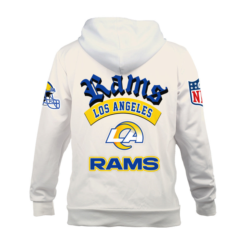Los Angeles Rams When Icons Become Art 3D Zip Hoodie