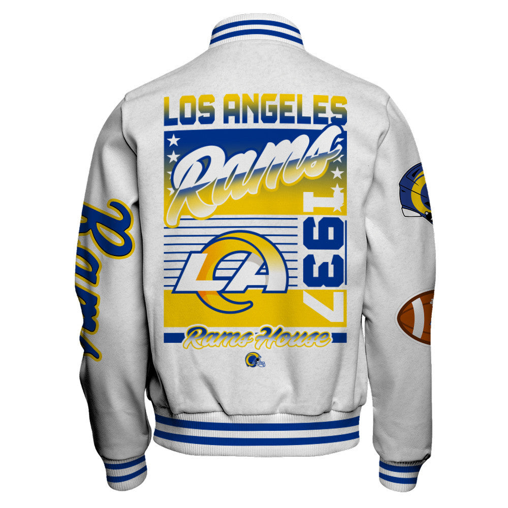 Los Angeles Rams Breaking All Conventional Design Standards Varsity Jacket