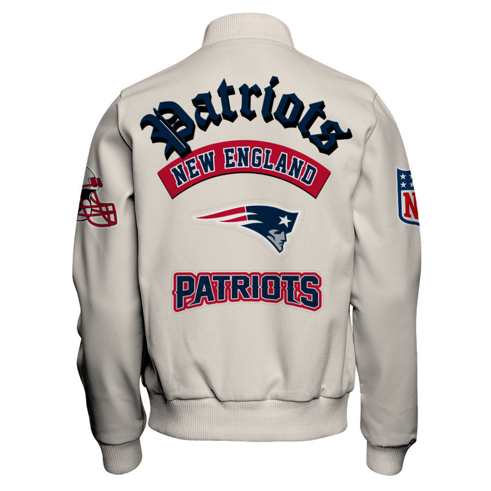 New England Patriots When Icons Become Art Varsity Jacket