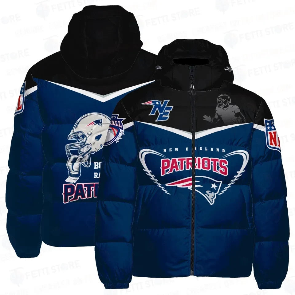 New England Patriots Boston Rally 3D Down Jacket