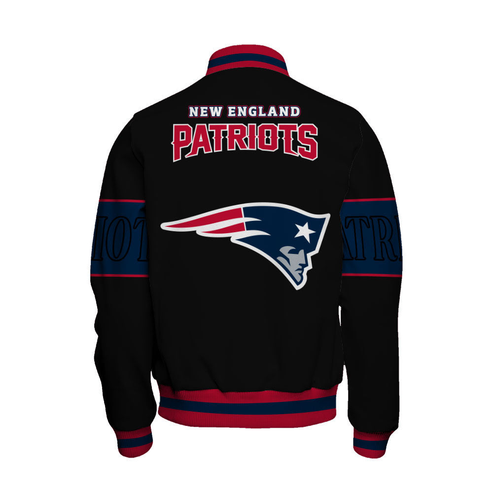 New England Patriots Classic Design Team-Inspired Varsity Jacket