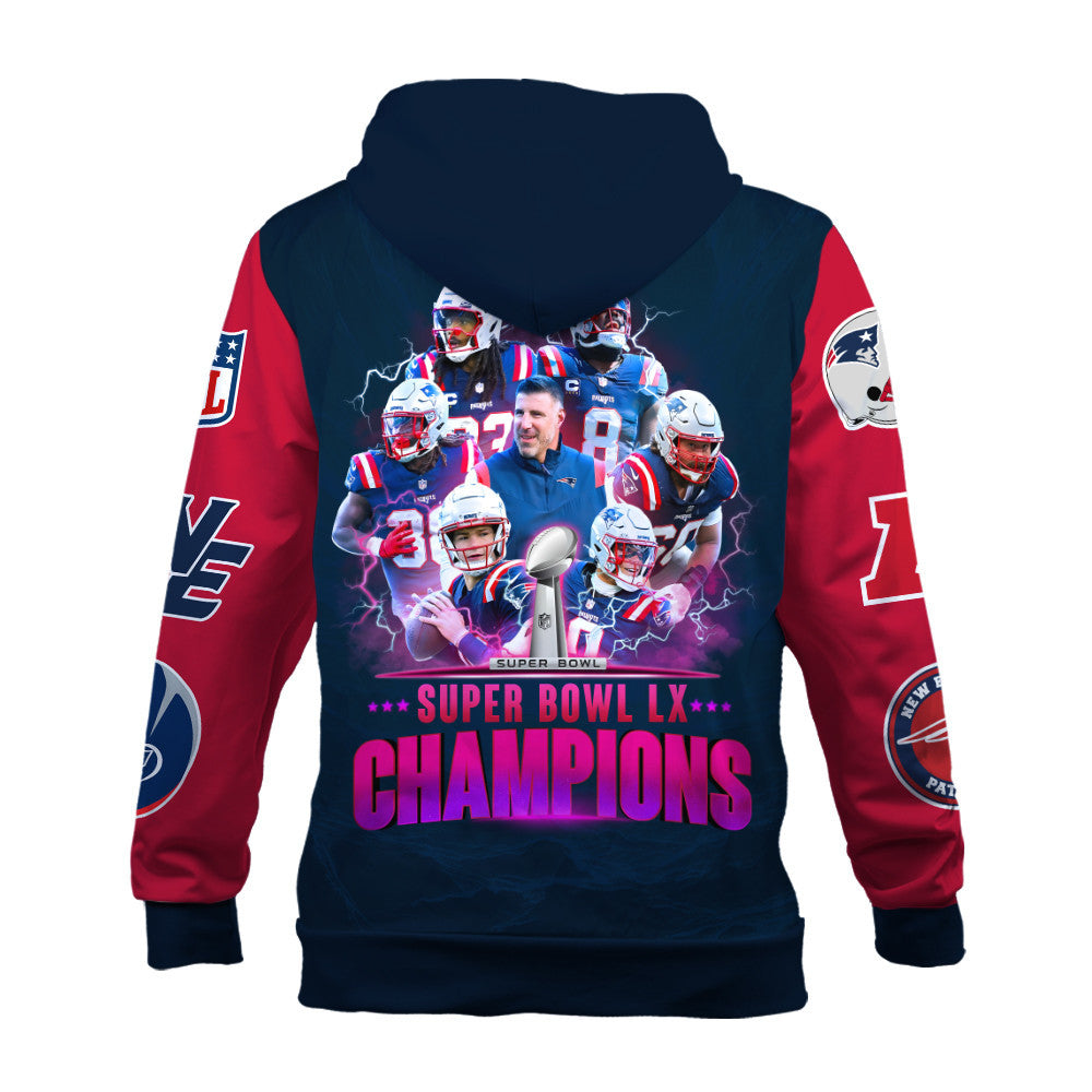 New England Patriots The "Champion Spirit" Hoodie