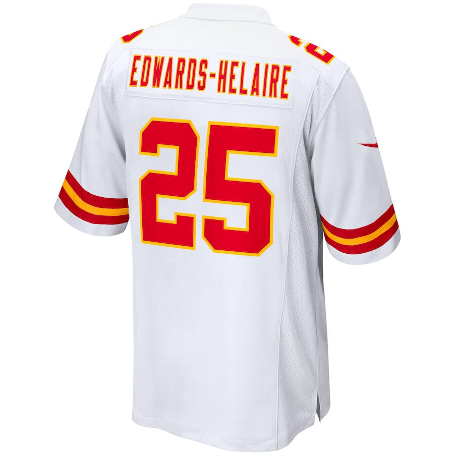 Clyde Edwards-Helaire 25 Kansas City Chiefs Game Jersey - White