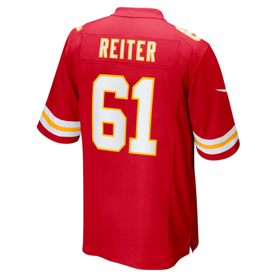 Austin Reiter 61 Kansas City Chiefs Game Player Jersey - Red