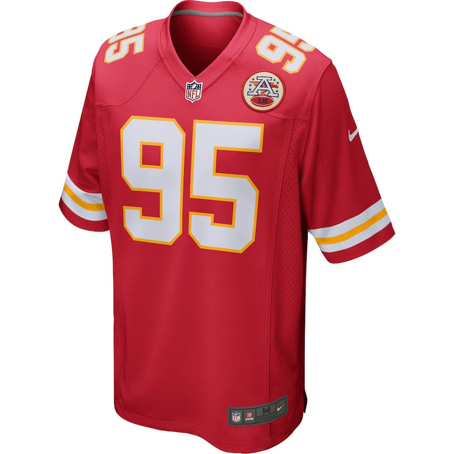 Chris Jones 95 Kansas City Chiefs Player Game Jersey - Red