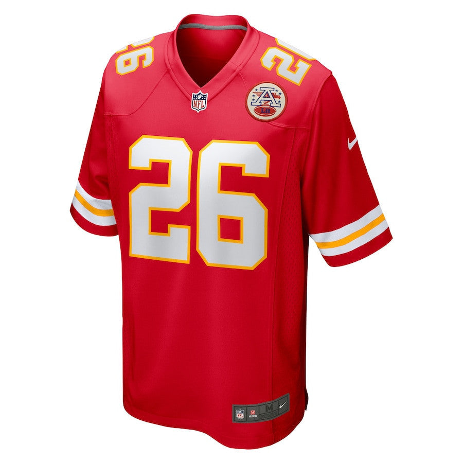 Deon Bush 26 Kansas City Chiefs Game Player Jersey - Red