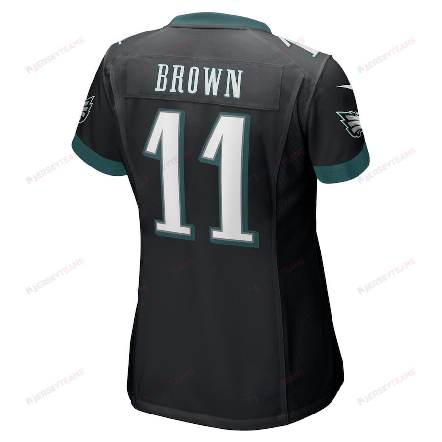 A.J. Brown Philadelphia Eagles Women's Player Game Jersey - Black