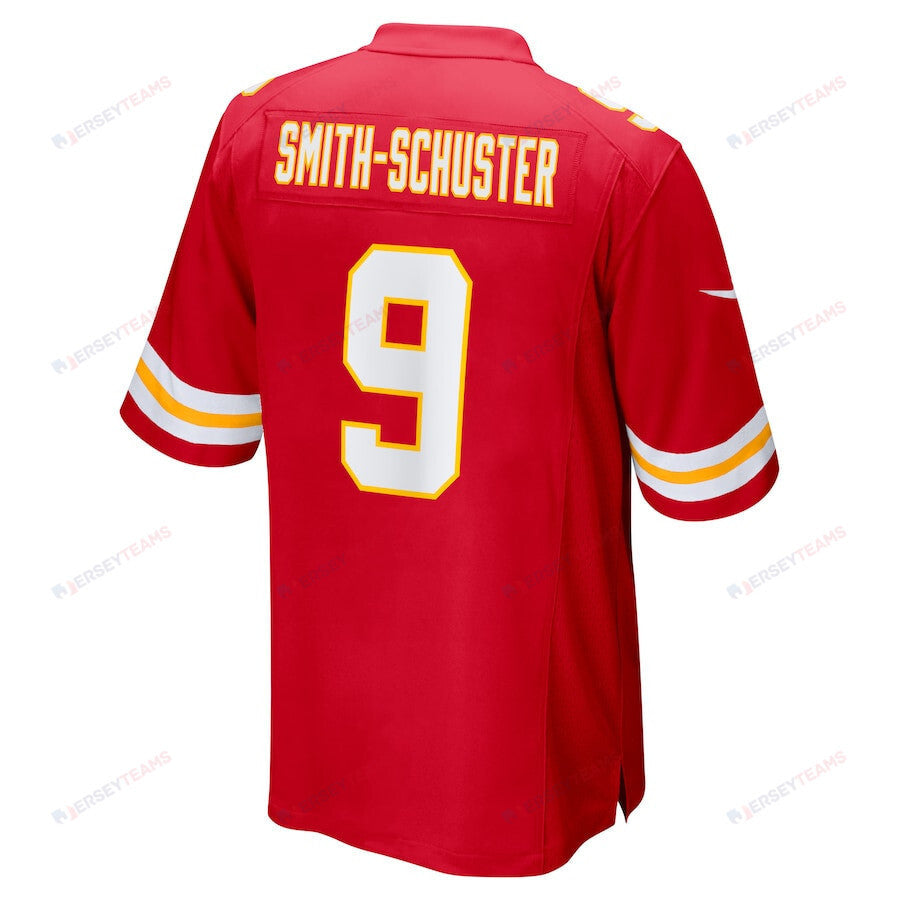 JuJu Smith-Schuster 9 Kansas City Chiefs Game Men Jersey - Red Jersey