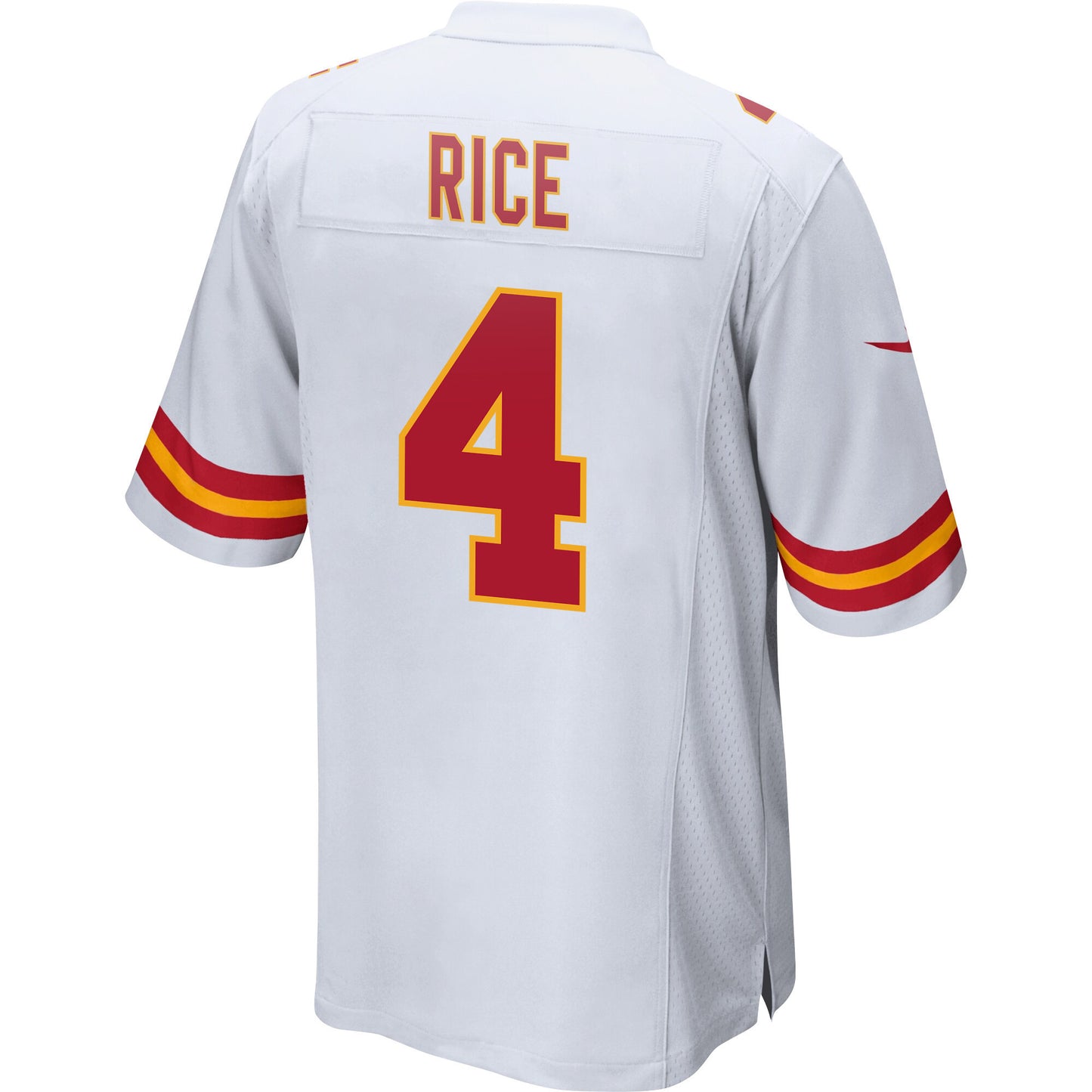 Rashee Rice 4 Kansas City Chiefs Game Jersey - Men, White