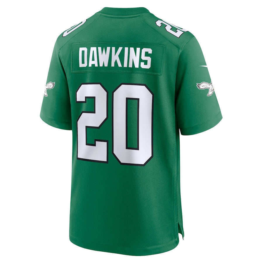 Brian Dawkins 20 Philadelphia Eagles Alternate Retired Game Men Jersey - Kelly Green