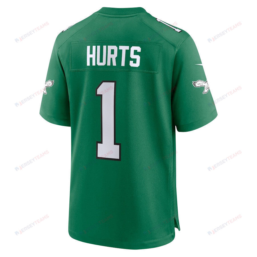 Jalen Hurts 1 Philadelphia Eagles Signature Pattern Game Jersey - Men