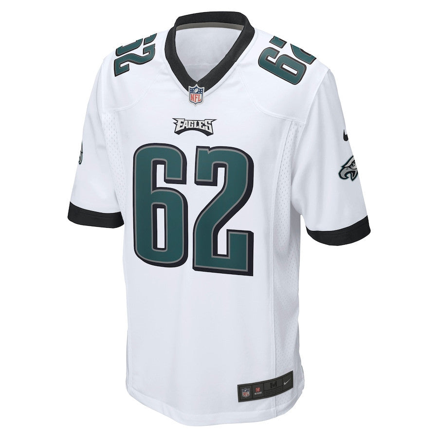 Jason Kelce 62 Philadelphia Eagles Game Men Jersey - White