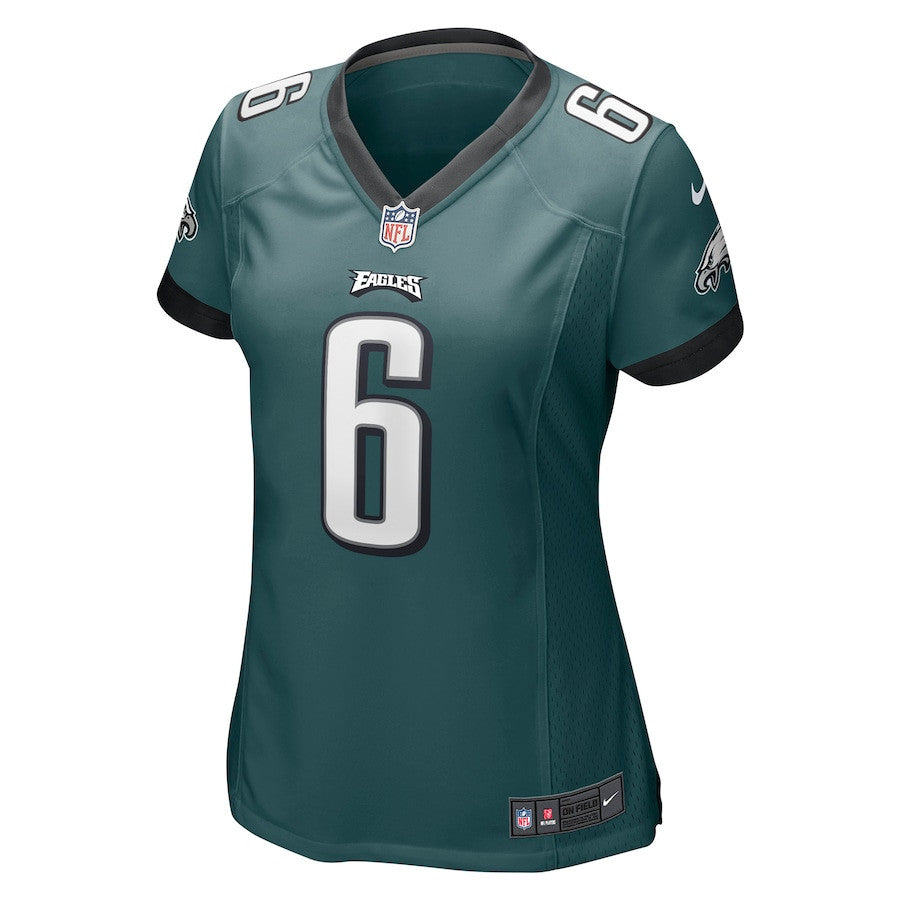 DeVonta Smith 6 Philadelphia Eagles Game Women Jersey - Midnight Green