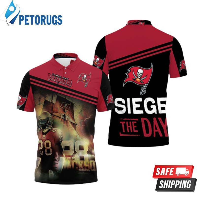 Tampa Bay Buccaneers Vernon Hargreaves Siege The Day Printed Polo Shirt