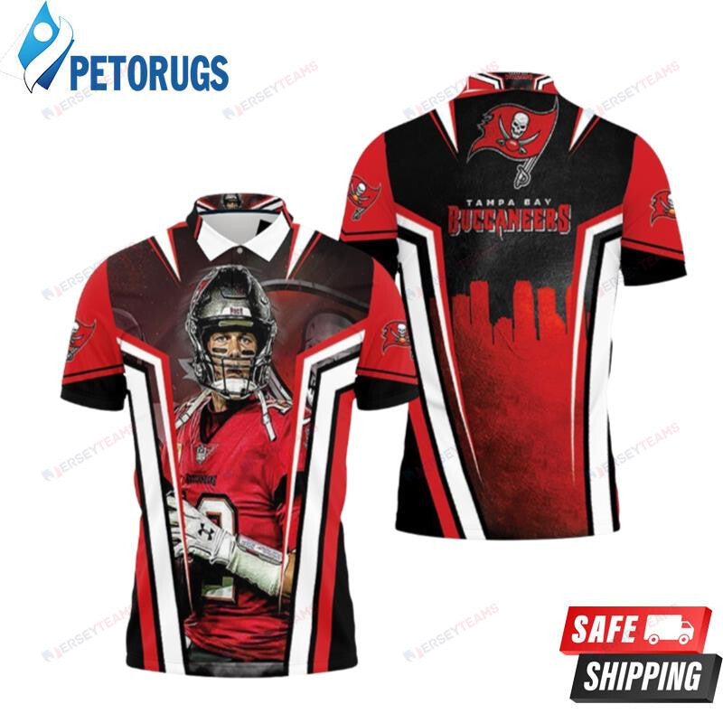 Tom Brady 12 Tampa Bay Buccaneers City Of Super Bowl Champions Printed Polo Shirt