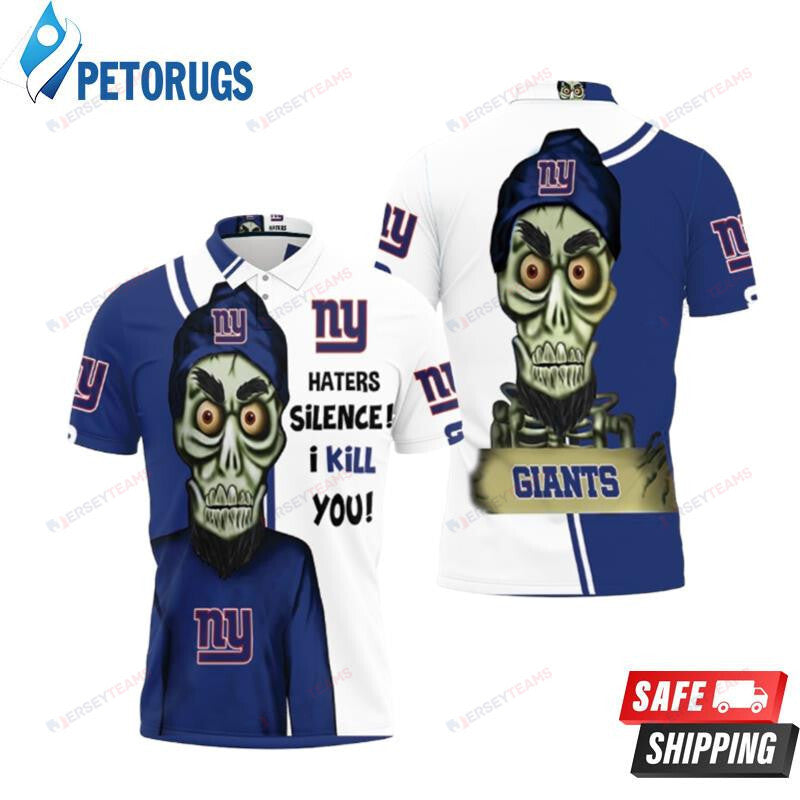 New York Giants Haters I Kill You Printed Polo Shirt