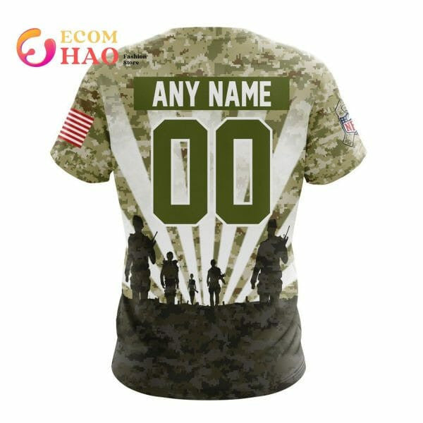 Tampa Bay Buccaneers Custom Name Number T-shirt - Camo