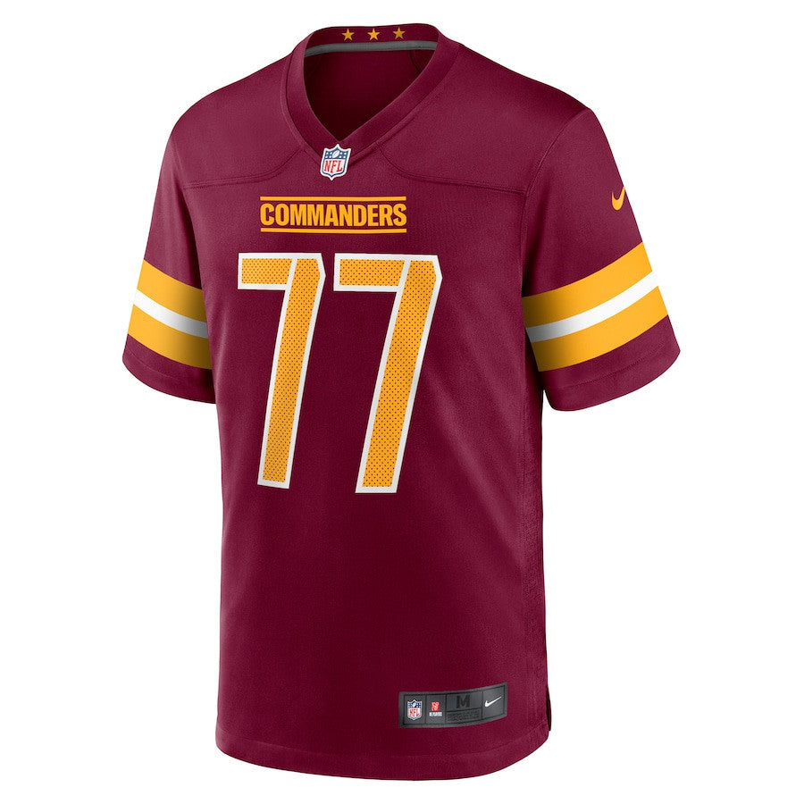 Saahdiq Charles 77 Washington Commanders Men Game Jersey - Burgundy