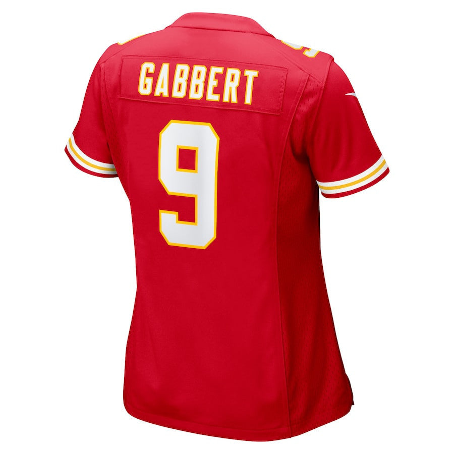 Blaine Gabbert 9 Kansas City Chiefs Women Game Jersey - Red
