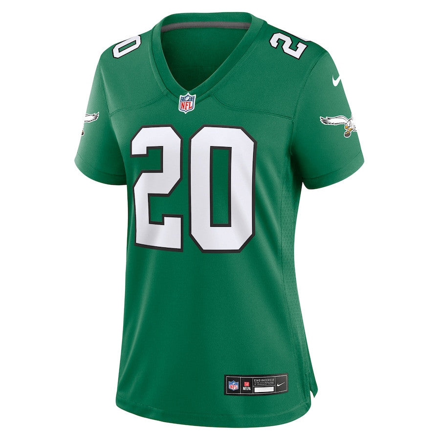 Brian Dawkins 20 Philadelphia Eagles Women Alternate Game Jersey - Kelly Green