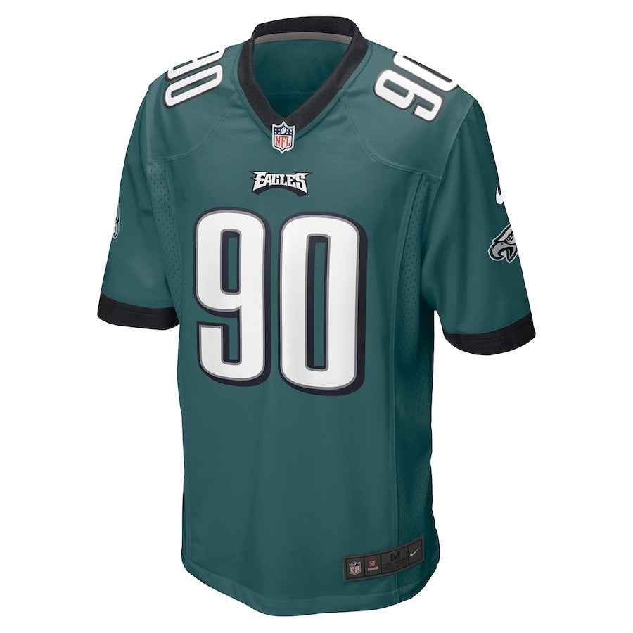 Jordan Davis 90 Philadelphia Eagles Men Game Jersey - Green