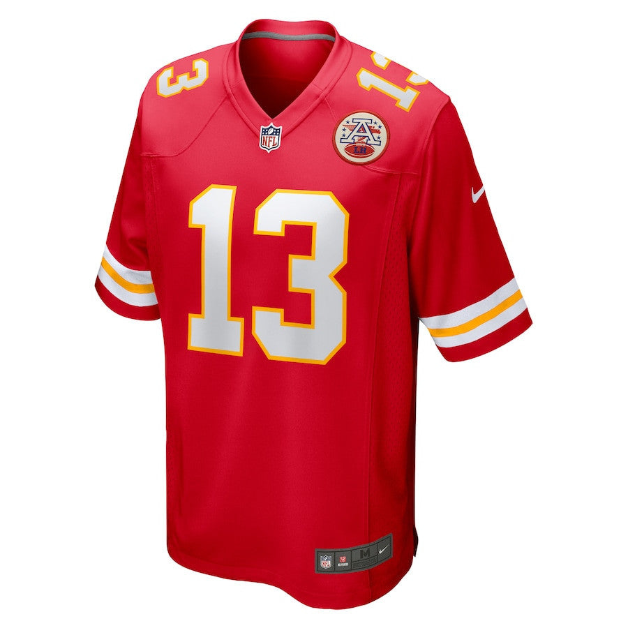 Chris Oladokun 13 Kansas City Chiefs Game Men Jersey - Red