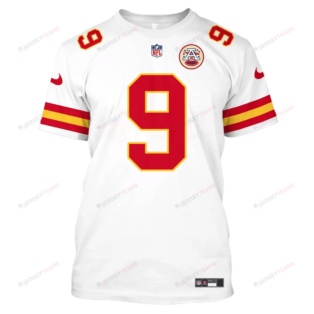 JuJu Smith-Schuster 9 Kansas City Chiefs All Over Print T-shirt - White