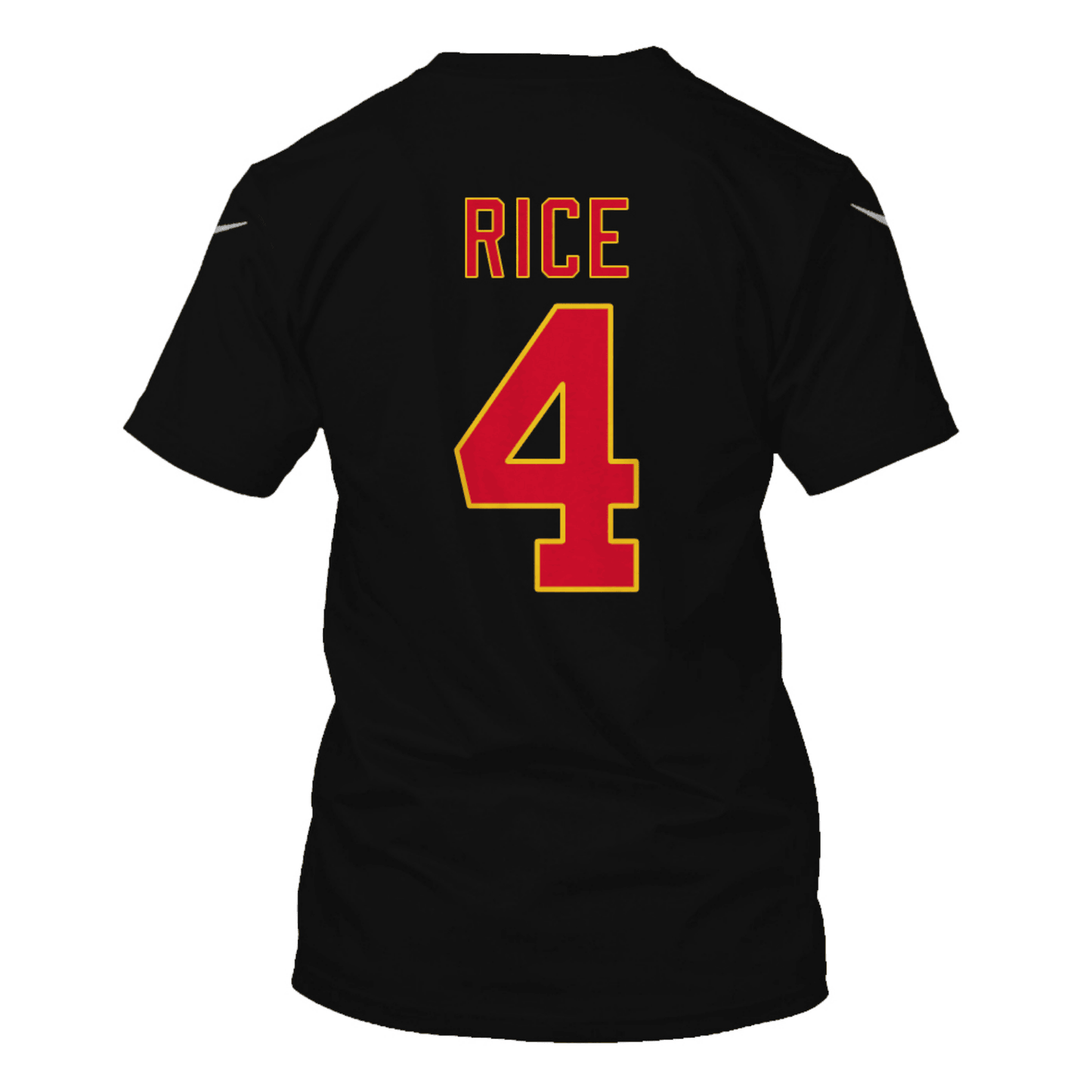 Rashee Rice 4 Kansas City Chiefs Super Bowl LVIII All Over Print T-shirt - Black
