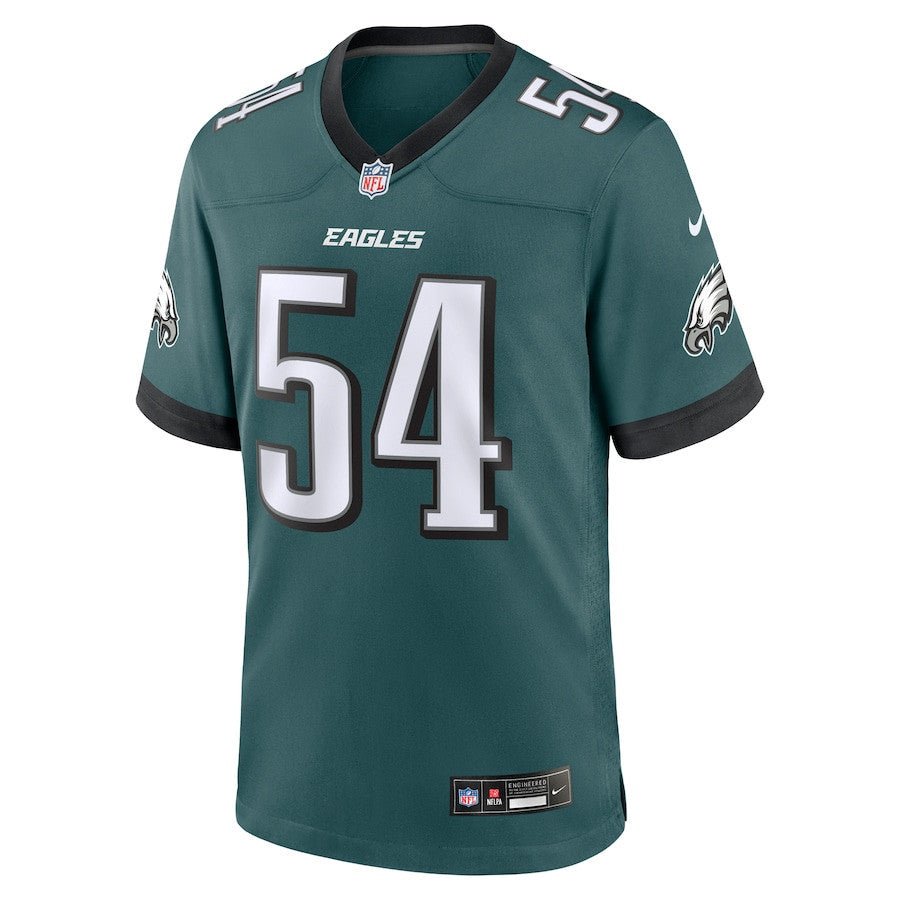 Jeremiah Trotter Jr. 54 Philadelphia Eagles Game Men Jersey - Green