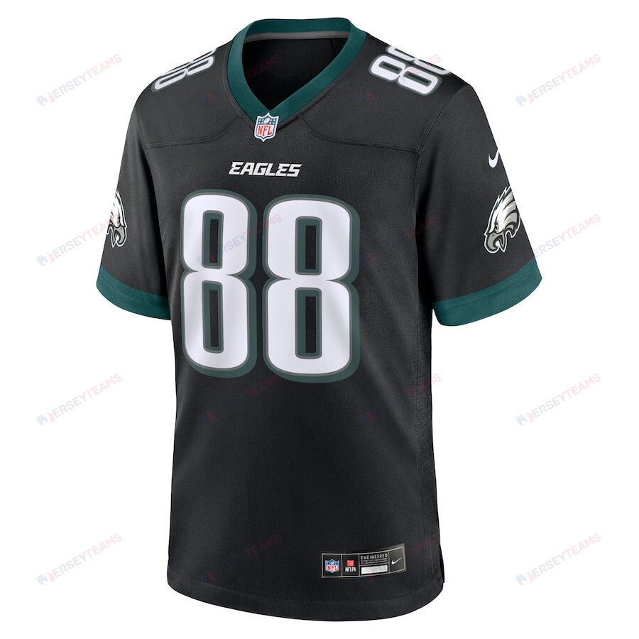 Dallas Goedert 88 Philadelphia Eagles Alternate Game Men Jersey - Black