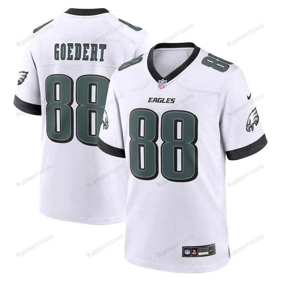 Dallas Goedert 88 Philadelphia Eagles Nike White Game Men Jersey - White