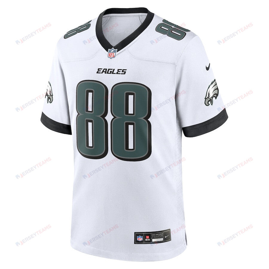 Dallas Goedert 88 Philadelphia Eagles Nike White Game Men Jersey - White
