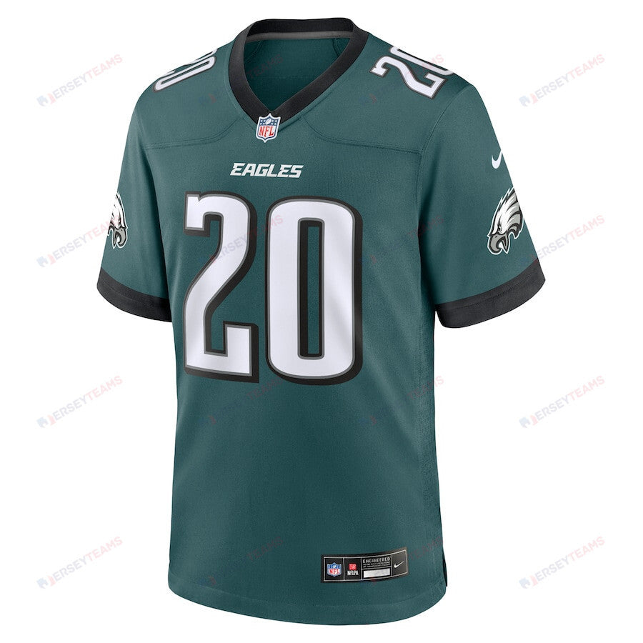 Brian Dawkins 20 Philadelphia Eagles Team Game Men Jersey - Midnight Green