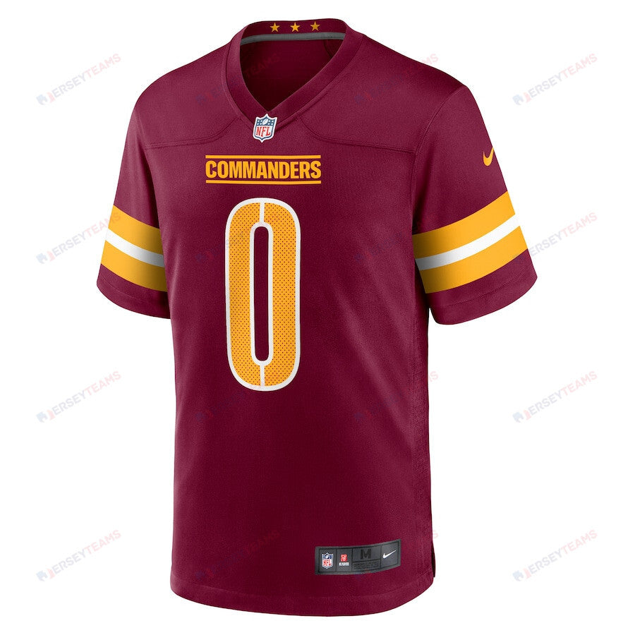 Mike Sainristil 0 Washington Commanders Game Men Jersey - Burgundy