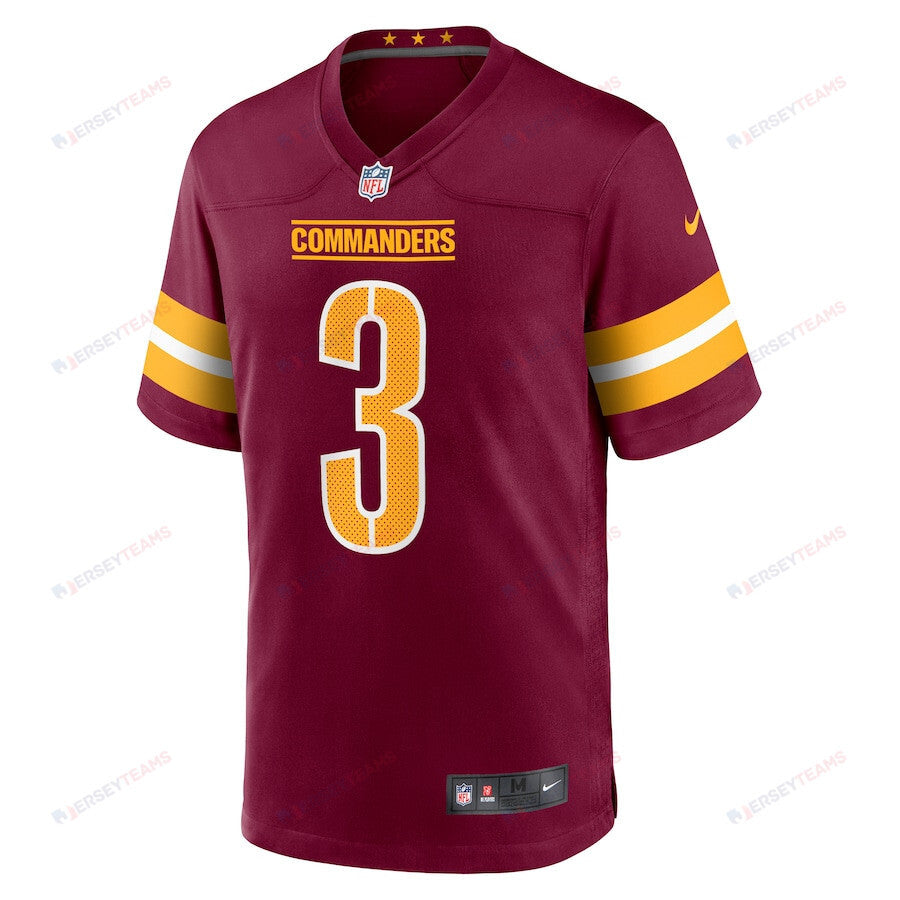 Cade York 3 Washington Commanders Game Men Jersey - Burgundy