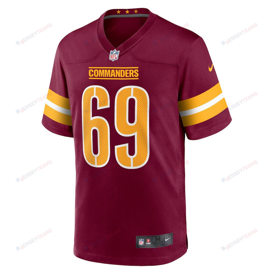 Tyler Ott 69 Washington Commanders Game Men Jersey - Burgundy