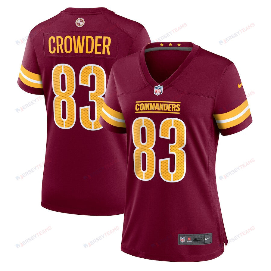 Jamison Crowder 83 Washington Commanders Women's Game Jersey - Burgundy